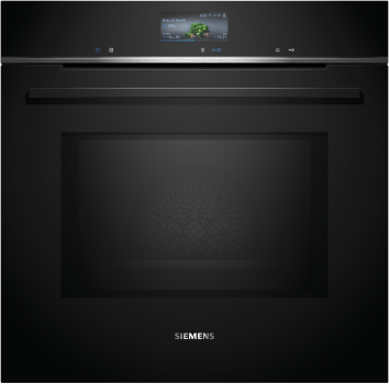 Siemens HM736GAB1 - iQ700, Einbau-Backofen mit Mikrowellenfunktion, Schwarz/Edelstahl, 60 x 60 cm